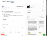 SHOULDERreliever coupon verification screenshot