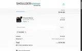 SHOULDERreliever coupon verification screenshot