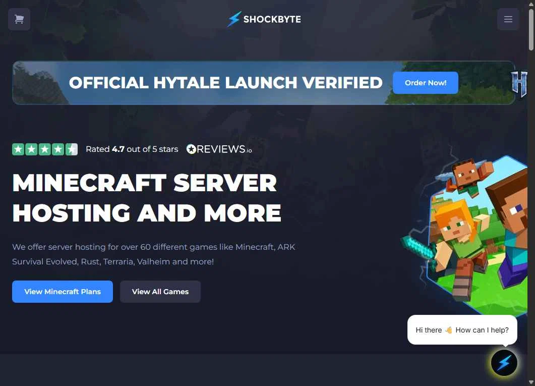 Shockbyte checkout page showing Shockbyte promo code box | Screenshot taken by SimplyCodes community member on Feb 3, 2026