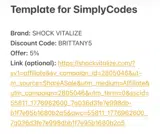 BRITTANY5 coupon verification screenshot