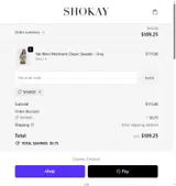 SHVA05 coupon verification screenshot