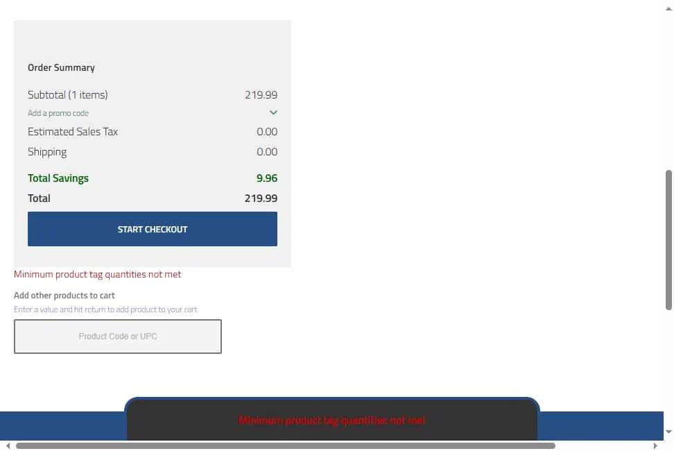 Shooters Choice checkout page showing Shooters Choice promo code box | Screenshot taken by SimplyCodes community member on Oct 10, 2025