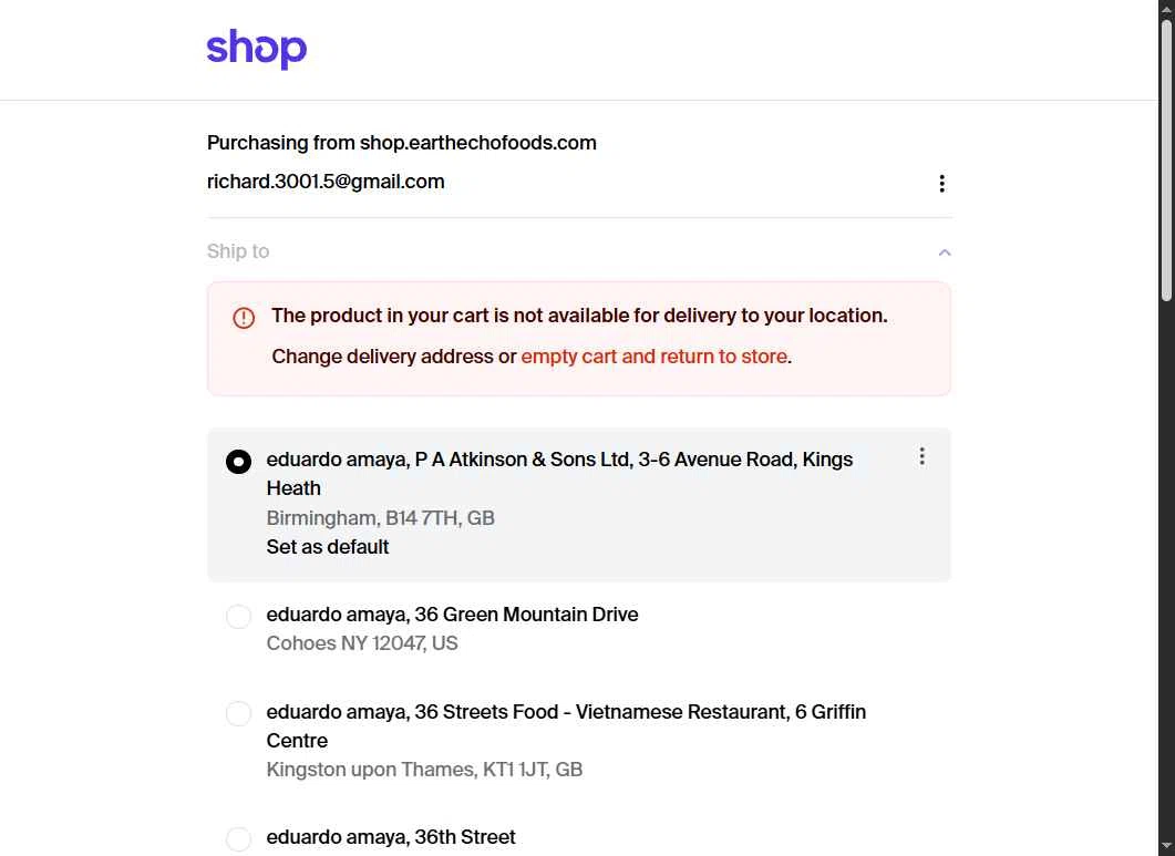 Shop checkout page showing Shop discount code box | Screenshot taken by SimplyCodes community member on Feb 4, 2026
