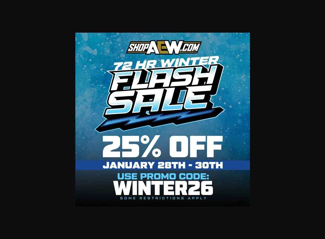 Shop AEW checkout page showing Shop AEW discount code box | Screenshot taken by SimplyCodes community member on Feb 9, 2026