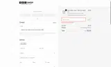 BBC Shop coupon verification screenshot