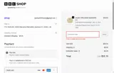 BBC Shop coupon verification screenshot