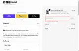 BBC Shop coupon verification screenshot