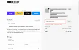 BBC Shop coupon verification screenshot