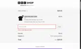 BBC Shop coupon verification screenshot