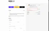 BBC Shop coupon verification screenshot