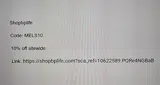 MELS10 coupon verification screenshot