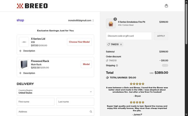 Shop.com checkout page showing Shop.com discount code box | Screenshot taken by SimplyCodes community member on Sep 8, 2025