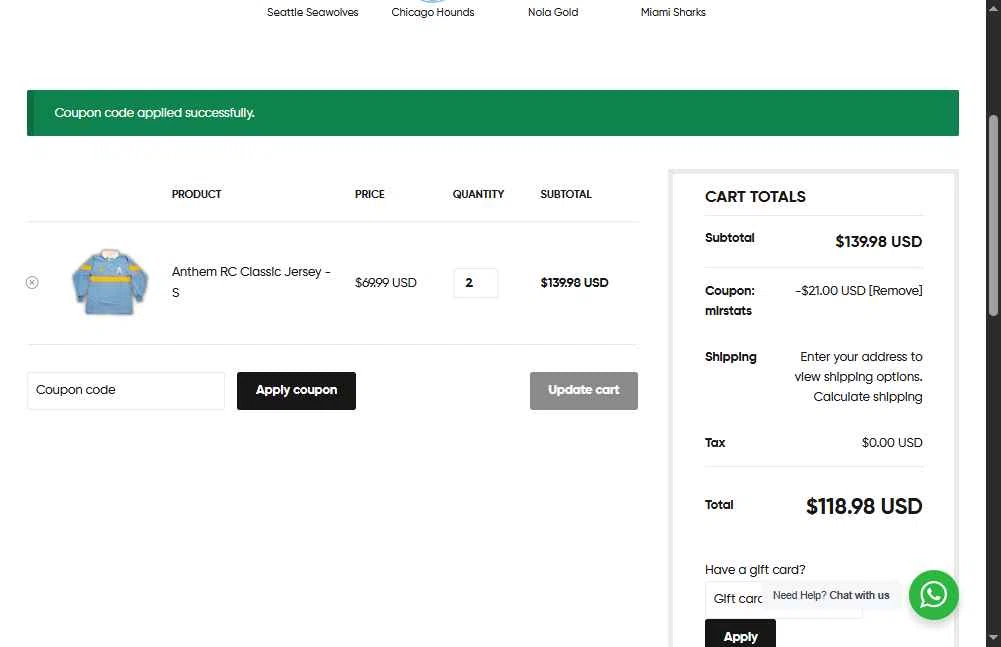 Shop MLR checkout page showing Shop MLR promo code box | Screenshot taken by SimplyCodes community member on Sep 21, 2025