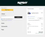 Rapbay.com coupon verification screenshot