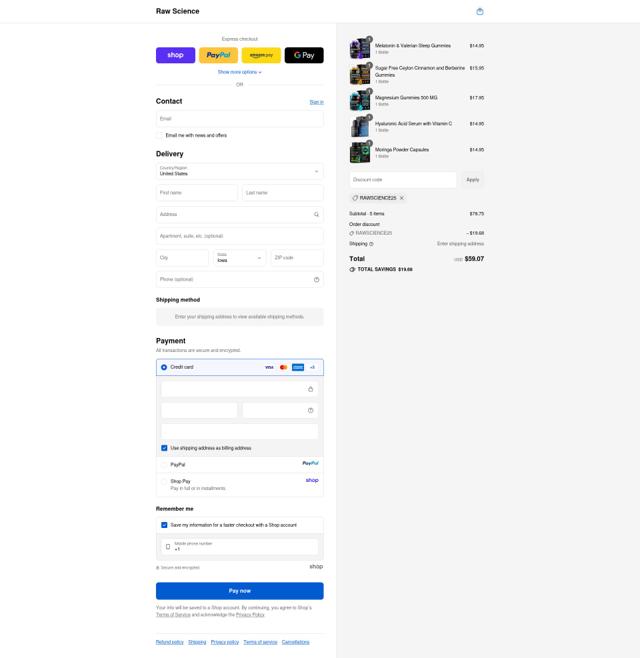 Wellabs checkout page showing Wellabs discount code box | Screenshot taken by SimplyCodes community member on Sep 9, 2025