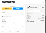 Shredlights coupon verification screenshot