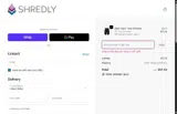 Shredly coupon verification screenshot