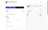 Shredly coupon verification screenshot