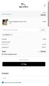 shrk10c coupon verification screenshot