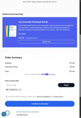 Sign Language 101 coupon verification screenshot