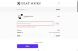 Silky Socks coupon verification screenshot