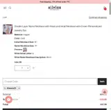 ALESSIA20 coupon verification screenshot