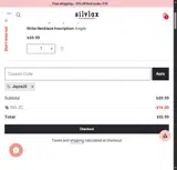 jayce20 coupon verification screenshot
