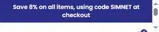 Simnet Racing coupon verification screenshot