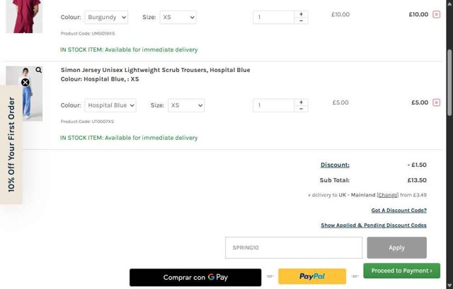Simon Jersey checkout page showing Simon Jersey discount code box | Screenshot taken by SimplyCodes community member on Jun 5, 2025