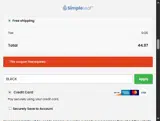 BLACK coupon verification screenshot