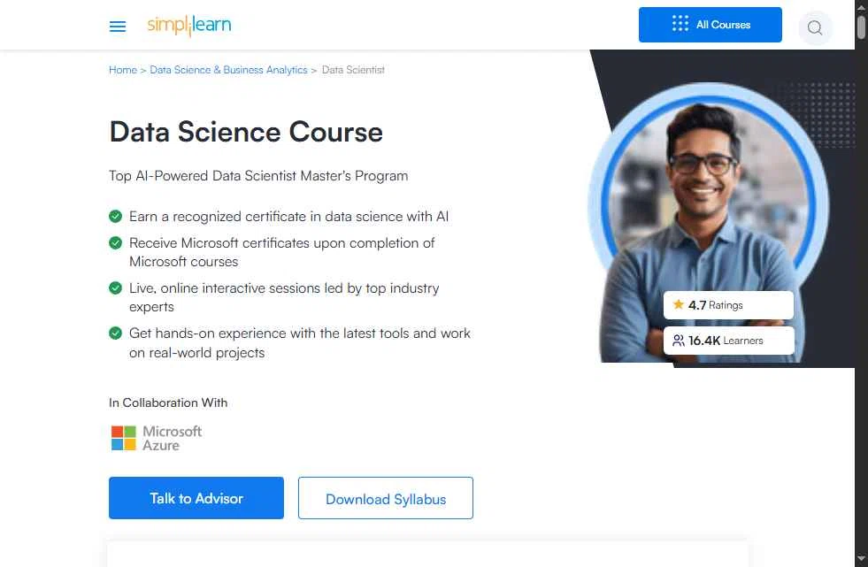 Simplilearn checkout page showing Simplilearn promo code box | Screenshot taken by SimplyCodes community member on Jan 4, 2026