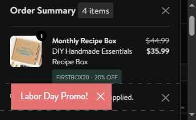 Simply Earth checkout page showing Simply Earth discount code box | Screenshot taken by SimplyCodes community member on Sep 7, 2025