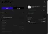 Simply Gum coupon verification screenshot