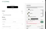 SimplyMary coupon verification screenshot