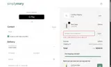 SimplyMary coupon verification screenshot
