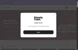 SimplyTabs coupon verification screenshot