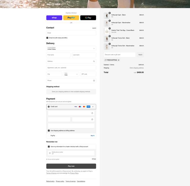 Sisterly Tribe checkout page showing Sisterly Tribe promo code box | Screenshot taken by SimplyCodes community member on Sep 6, 2025