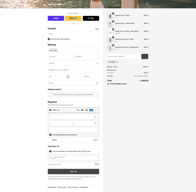 Sisterly Tribe checkout page showing Sisterly Tribe promo code box | Screenshot taken by SimplyCodes community member on Sep 2, 2025