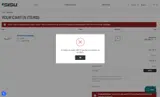 WARRANTY10 coupon verification screenshot