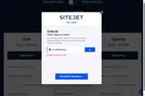 Sitejet coupon verification screenshot