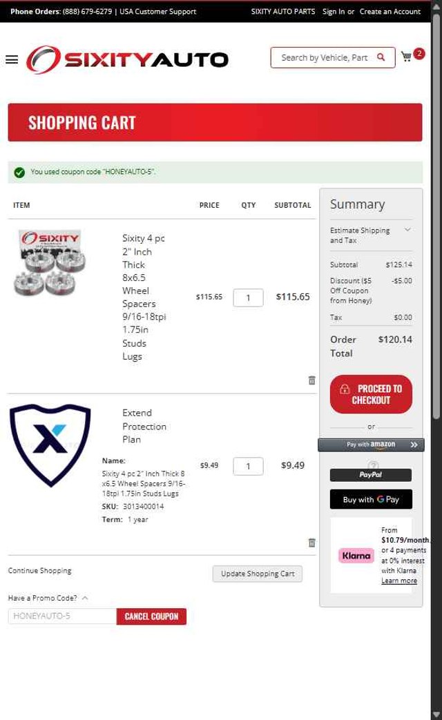 Sixity Auto checkout page showing Sixity Auto promo code box | Screenshot taken by SimplyCodes community member on Aug 22, 2025