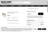 San Jose Sharks Shop coupon verification screenshot