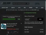 San Jose Sharks Shop coupon verification screenshot