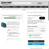 San Jose Sharks Shop coupon verification screenshot