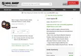 San Jose Sharks Shop coupon verification screenshot