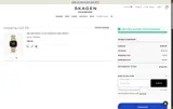 Skagen coupon verification screenshot