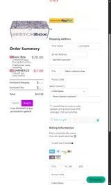 SUMMER10 coupon verification screenshot