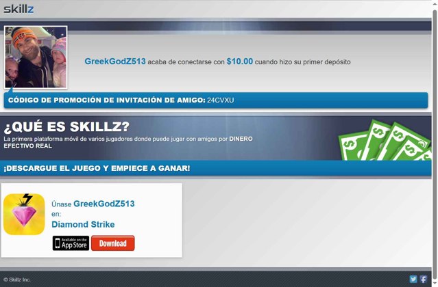Skillz checkout page showing Skillz promo code box | Screenshot taken by SimplyCodes community member on Aug 30, 2025