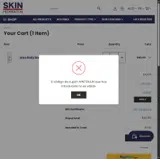 WINTERJUN coupon verification screenshot