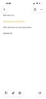 KINS4LIFE coupon verification screenshot